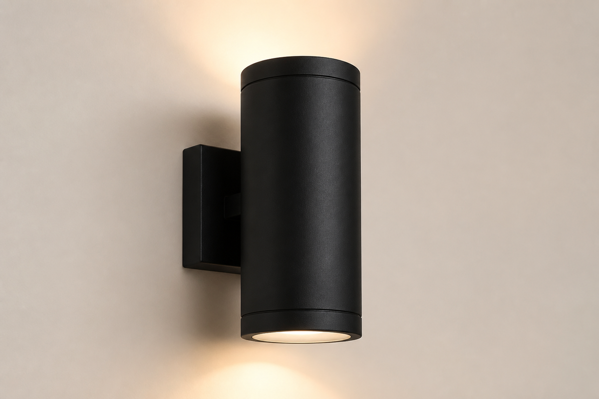 Halo Wall Light — warm up-down detail